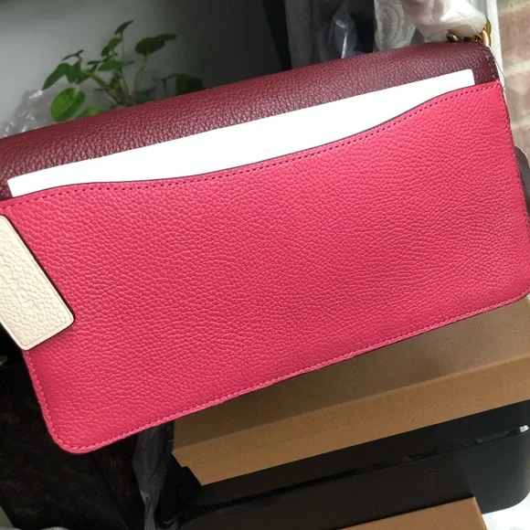 Coach tabby 26 shoulder bag in colorblock - Picture 5 of 13